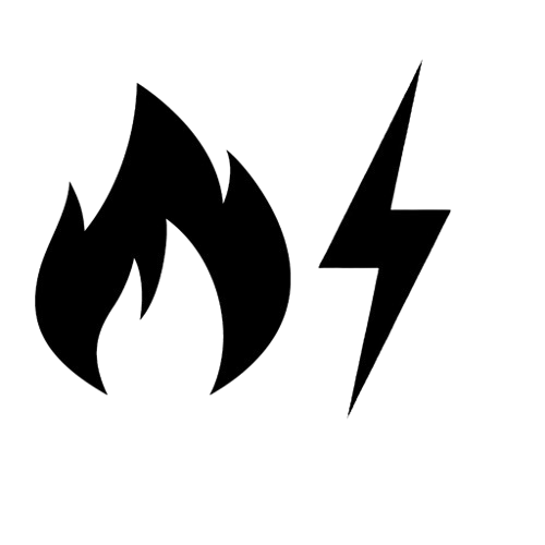 Fire and Electric Logo